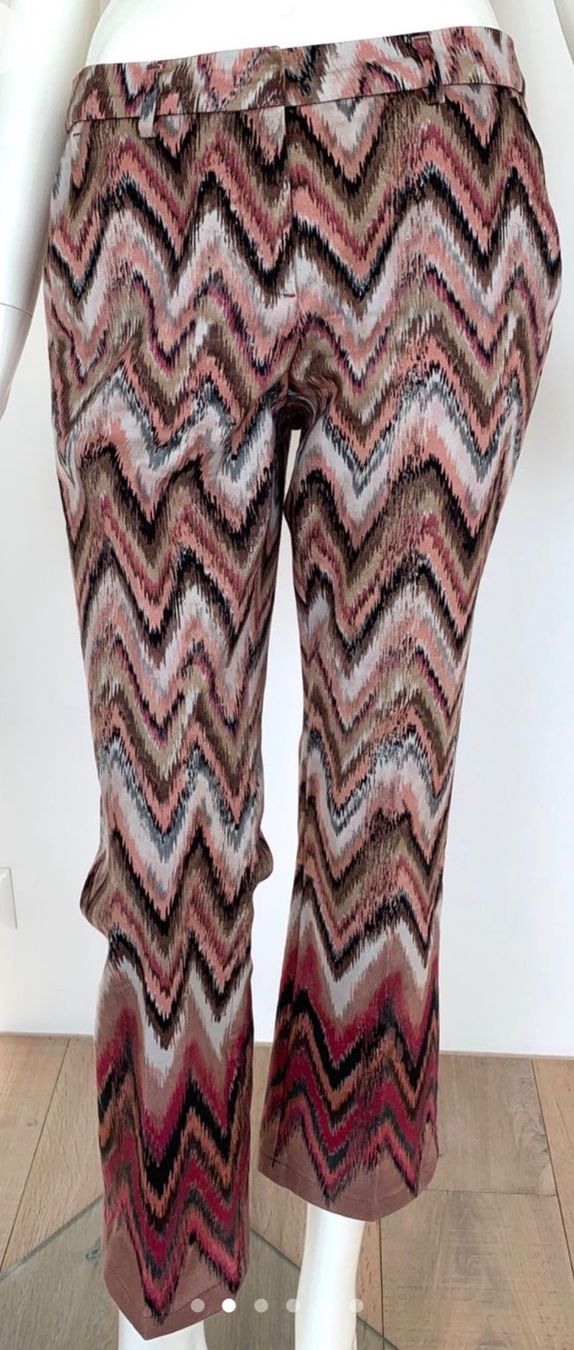 Luisa Cerano Pantaloni: Luisa Cerano Hose Print Elastan - EU 36 – Usato da Aarau venduto da tschitta03