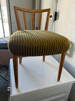 Stuhl Holz mit Polster Sitz, Retro, Zustand gut