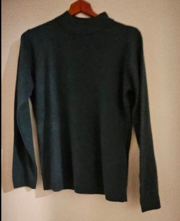 Kingfield Rollkragenpullover, Gr. M, Dunkelgrün