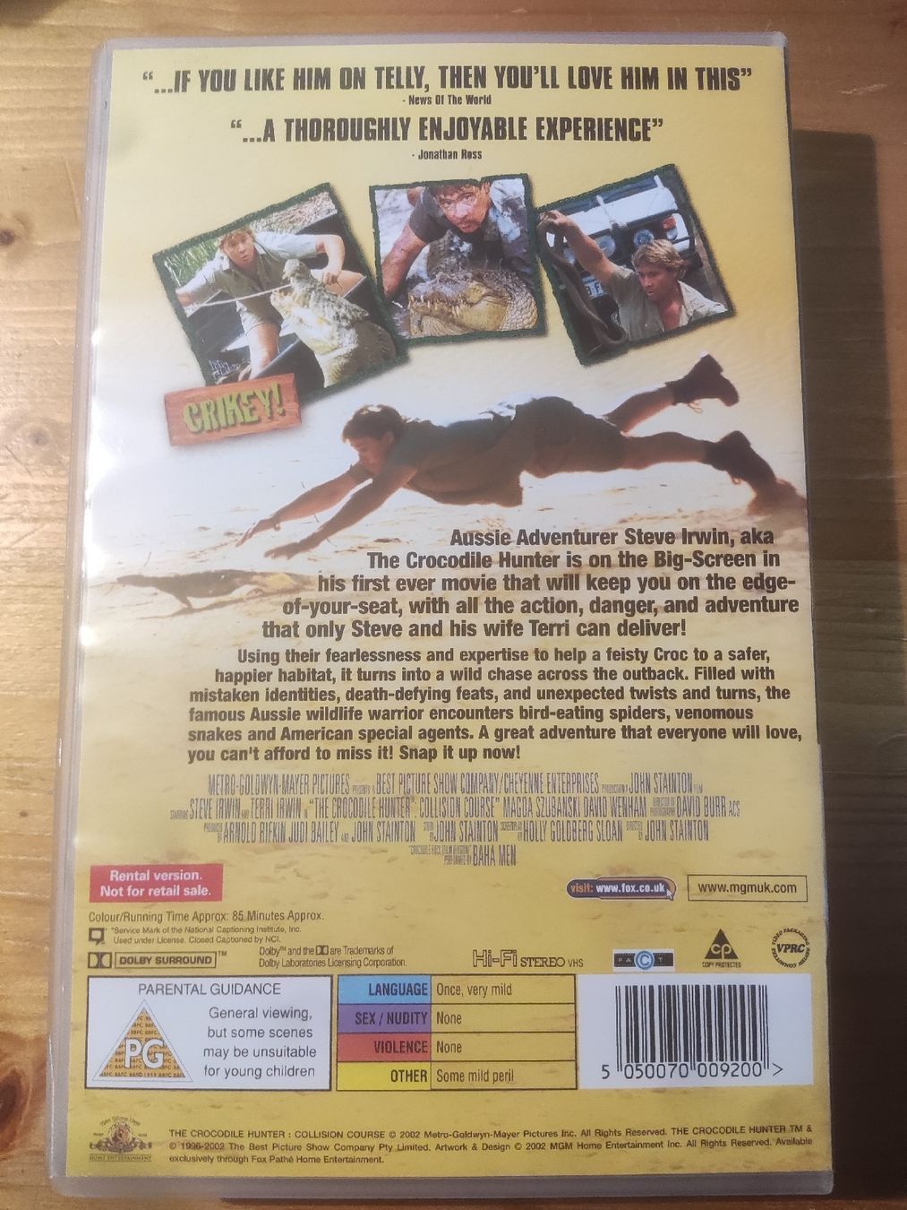 Tutti i VHS: Steve Irwin - The Crocodile Hunter VHS: Collision Course – Usato da Oberembrach venduto da giu_7ksd 1