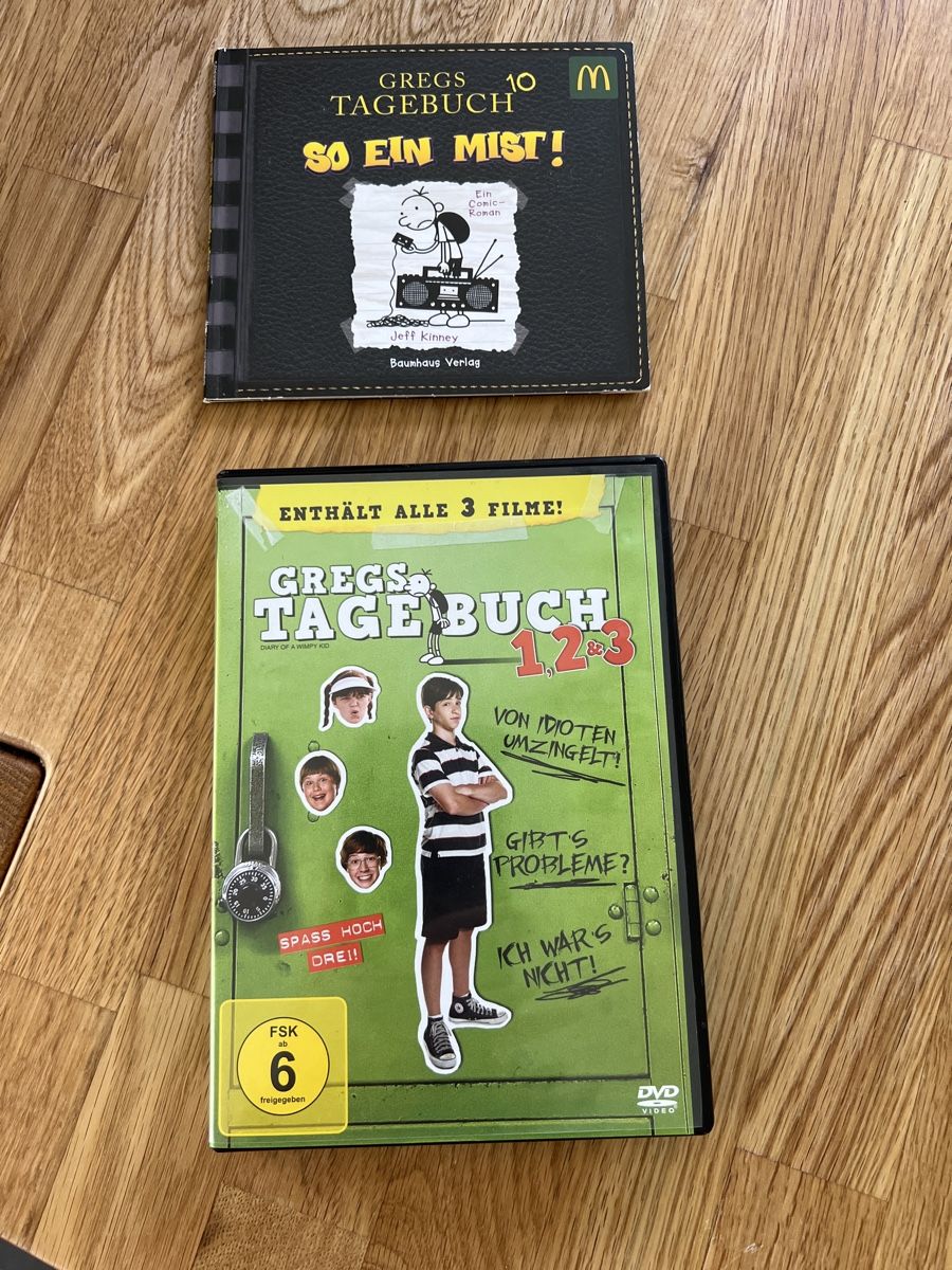 Tutti i DVDs: Gregs Tagebuch 1,2&3 plus gratis Hörspiel – Usato da Zell  ZH venduto da sweety052