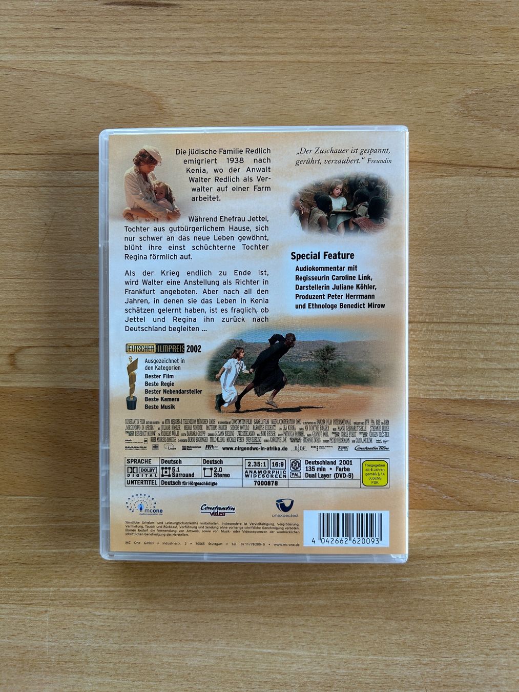 Tutti i DVDs: Nirgendwo in Afrika – Usato da Grosswangen venduto da che_gr 2