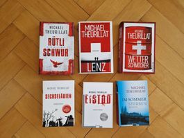 6x Michael Theurillat Krimi | Thriller aus der Schweiz