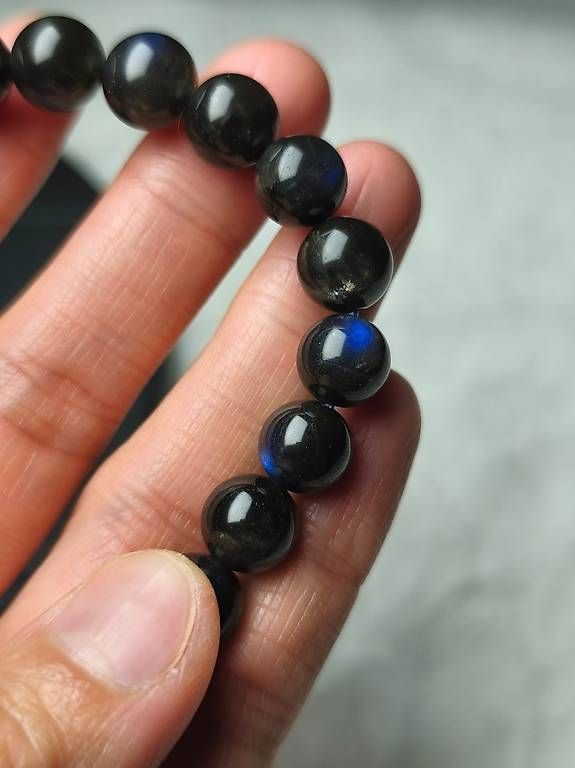 Bracciali & Braccialetti: Bracelet en labradorite naturelle 9mm – Usato da Ursy venduto da tan_8qdl 1