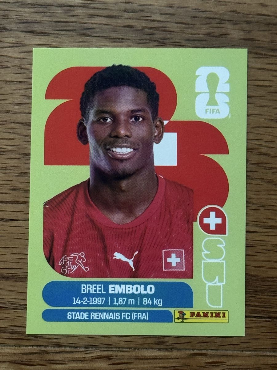 Panini Carte collezionabili: Panini Sticker WM 2026 - Embolo SUI – Nuovo (secondo la descrizione) da Mägenwil venduto da Goldfire