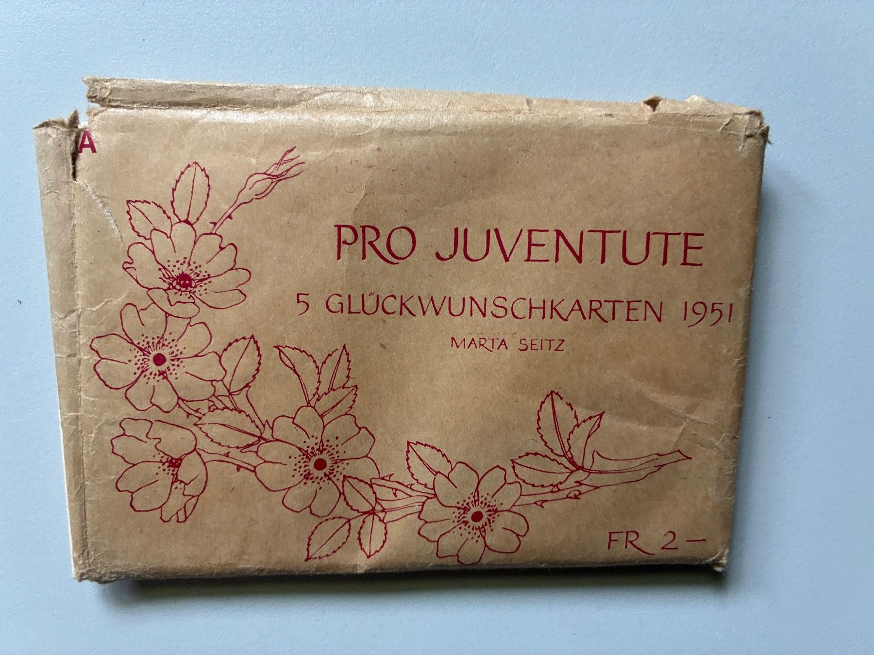 Cartoline: Glückwunschkarten "Pro Juventute" – Usato da Ammerzwil BE venduto da Frama0