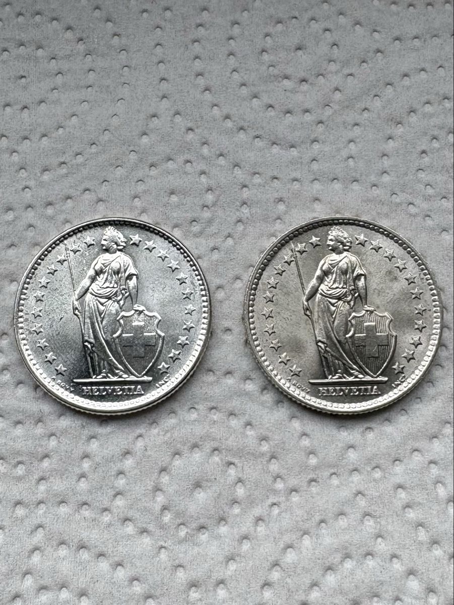 Tutti le monete: 2.- Franken 1963 & 1965 vzgl.  – Nuovo (secondo la descrizione) da Maisprach venduto da Lls1 1