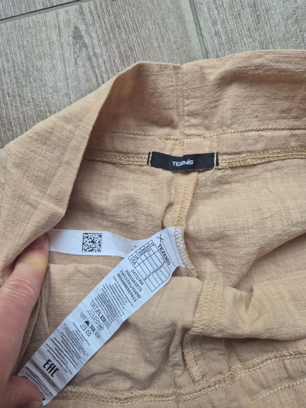 Tezenis Pantaloni: Shorts aus Leinen, Grösse S, Tezenis – Nuovo (secondo la descrizione) da Uerkheim venduto da Pod23 1
