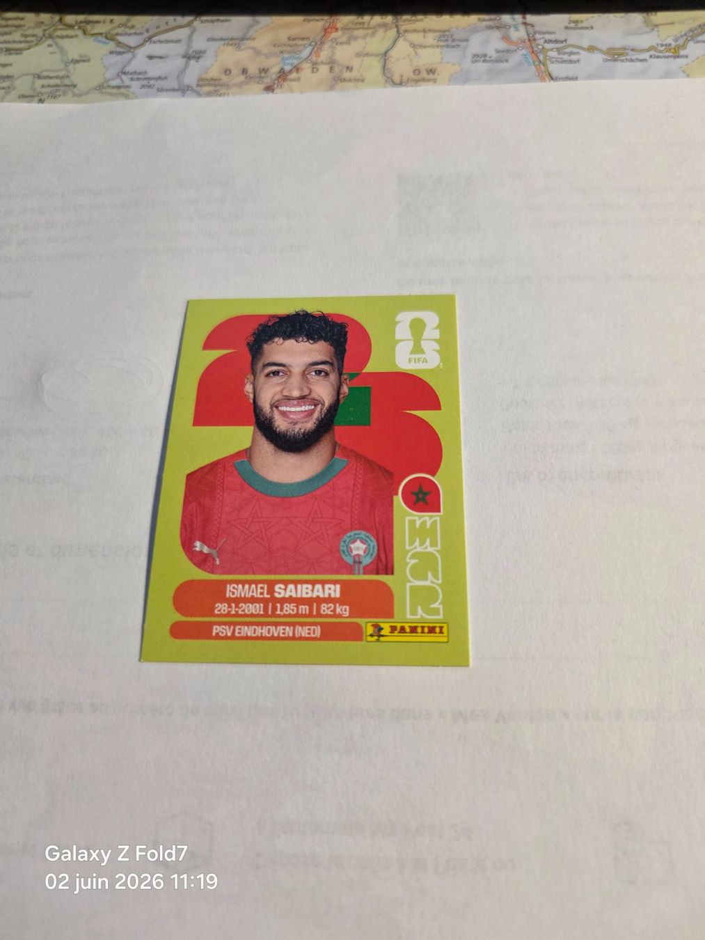 Panini Sammelbilder & Trading cards: Panini  2026 ISMAEL SAIBARI MAR 15 – Neu (gemäss Beschreibung) aus Grand-Lancy von Seo67