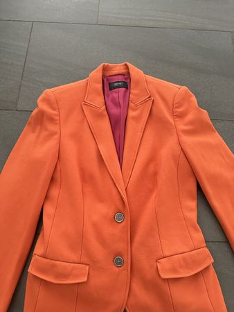 Trendiger Esprit Blazer, Gr. 38, Herbstliches Orange 🍂