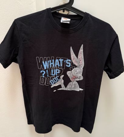 Looney Tunes T-Shirt schwarz Bugs Bunny "What's up Doc ?!"