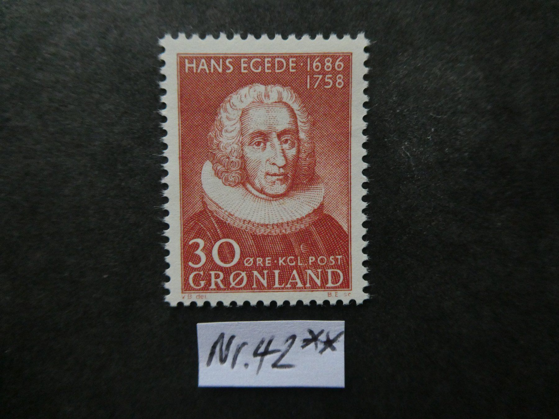 Tutti i francobolli: Grönland Nr. 42 postfrisch – Usato da Lausen venduto da Herbamare01
