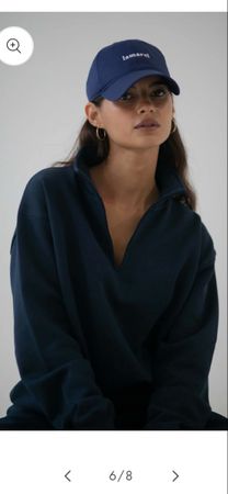 Lamarel V-NECK SWEATER dunkelblau