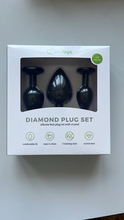 EasyToys Butt Plugs Set aus Silikon - Schwarz, Neu! (Neu und ...