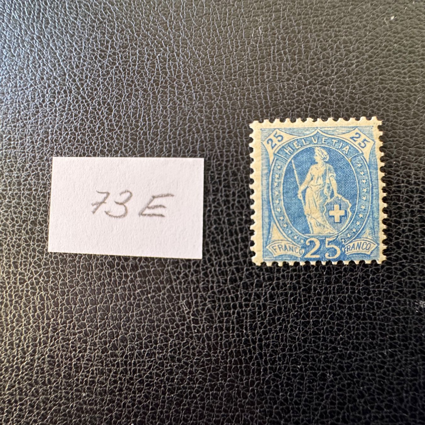 Alle Briefmarken: Stehende Helvetia 73E, postfrisch – Neu (gemäss Beschreibung) aus Stallikon von HILDECH1