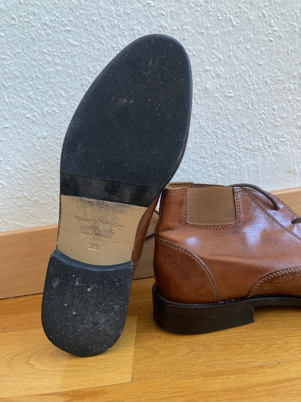 Scarpe da uomo: Bottines en cuir anglaises – Usato da Genève venduto da cricri159 2