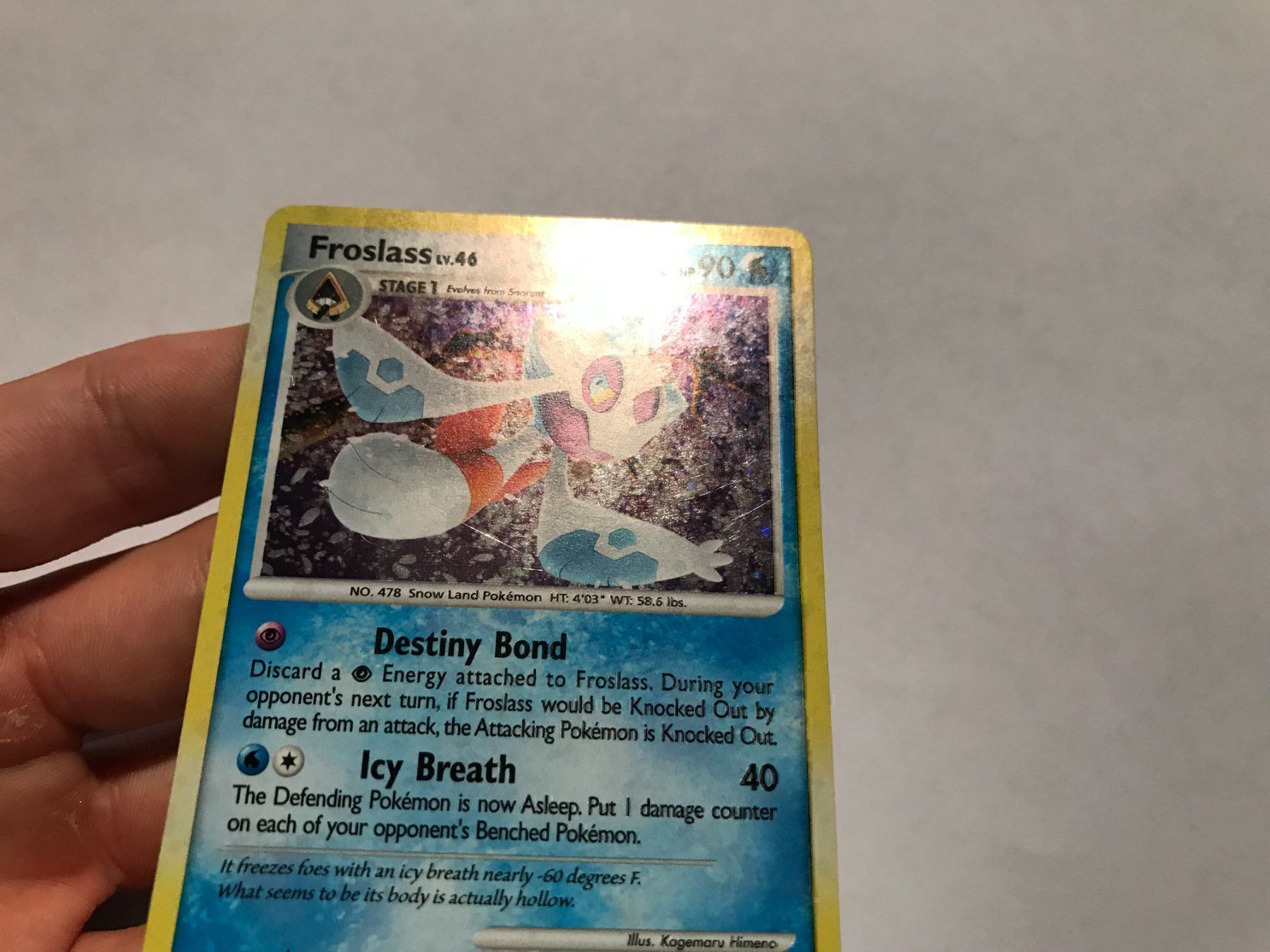 Pokémon Sammelbilder & Trading cards: Froslass holo bleed – Gebraucht aus Hagendorn von Pokecollectorch 1