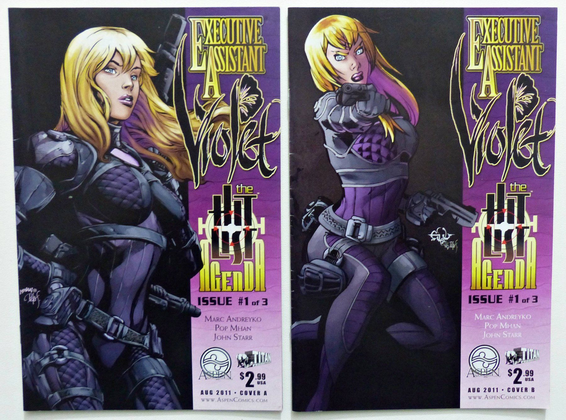 Fumetti: EXECUTIVE ASSISTANT VIOLET #1 FEMALE ASSASSIN + VARIANT 2011 – Usato da Lugano venduto da YouWantUS