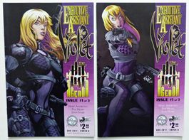 EXECUTIVE ASSISTANT VIOLET #1 FEMALE ASSASSIN + VARIANT 2011