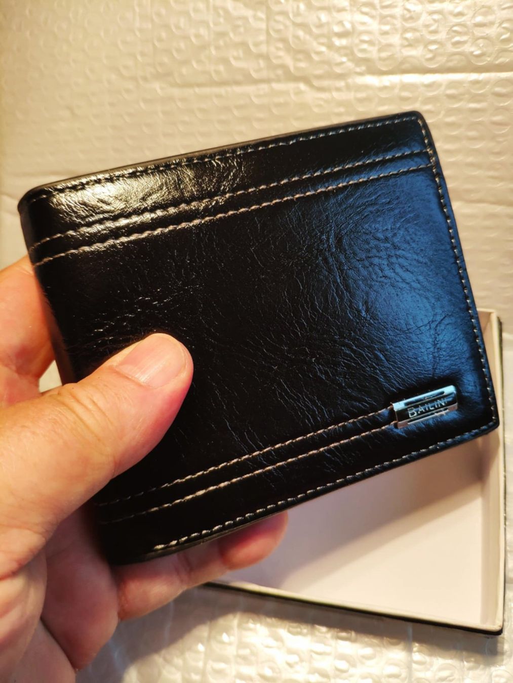Portafogli: Portemonnaie schwarz sehr elegant – Nuovo e nell'imballaggio originale da Minusio venduto da graziano11 2