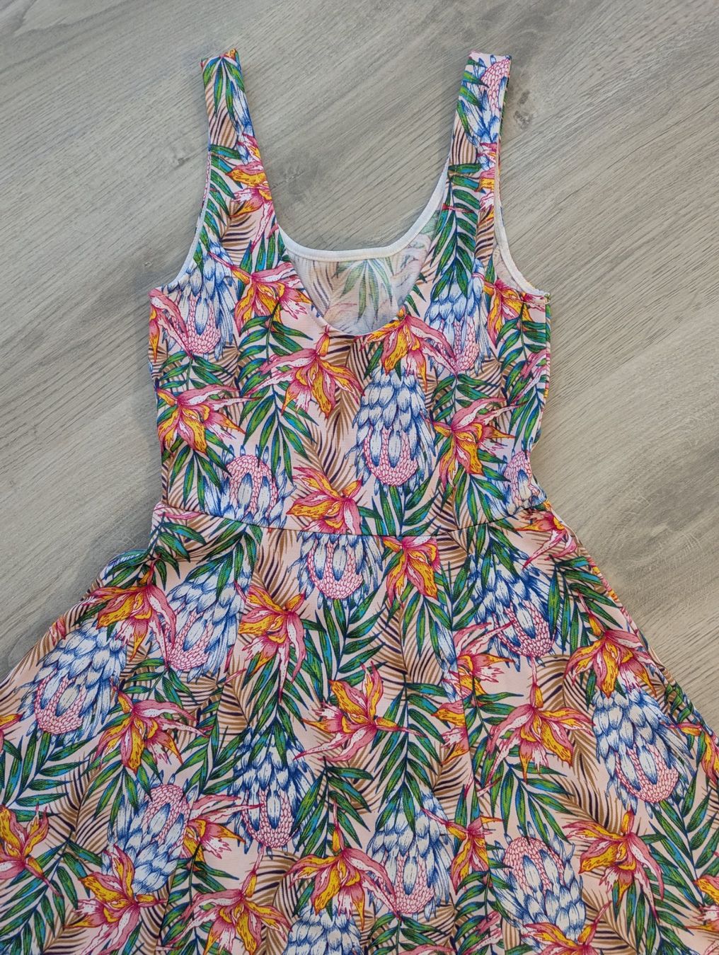 Vestiti: Buntes Sommerkleid mit Blumenmuster Grösse 36 – Usato da Goldingen venduto da YouAreMySunshine 2
