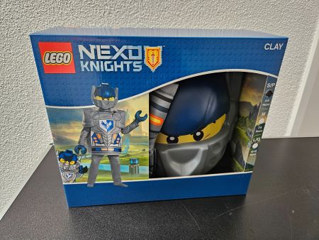 Neu - Kostüm - Lego - Nexo Knights Clay 4-6 Jahre