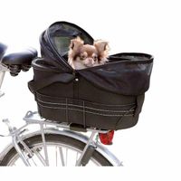 TRIXIE Hunde-Fahrradkorb Gepäckträger mit Halterung