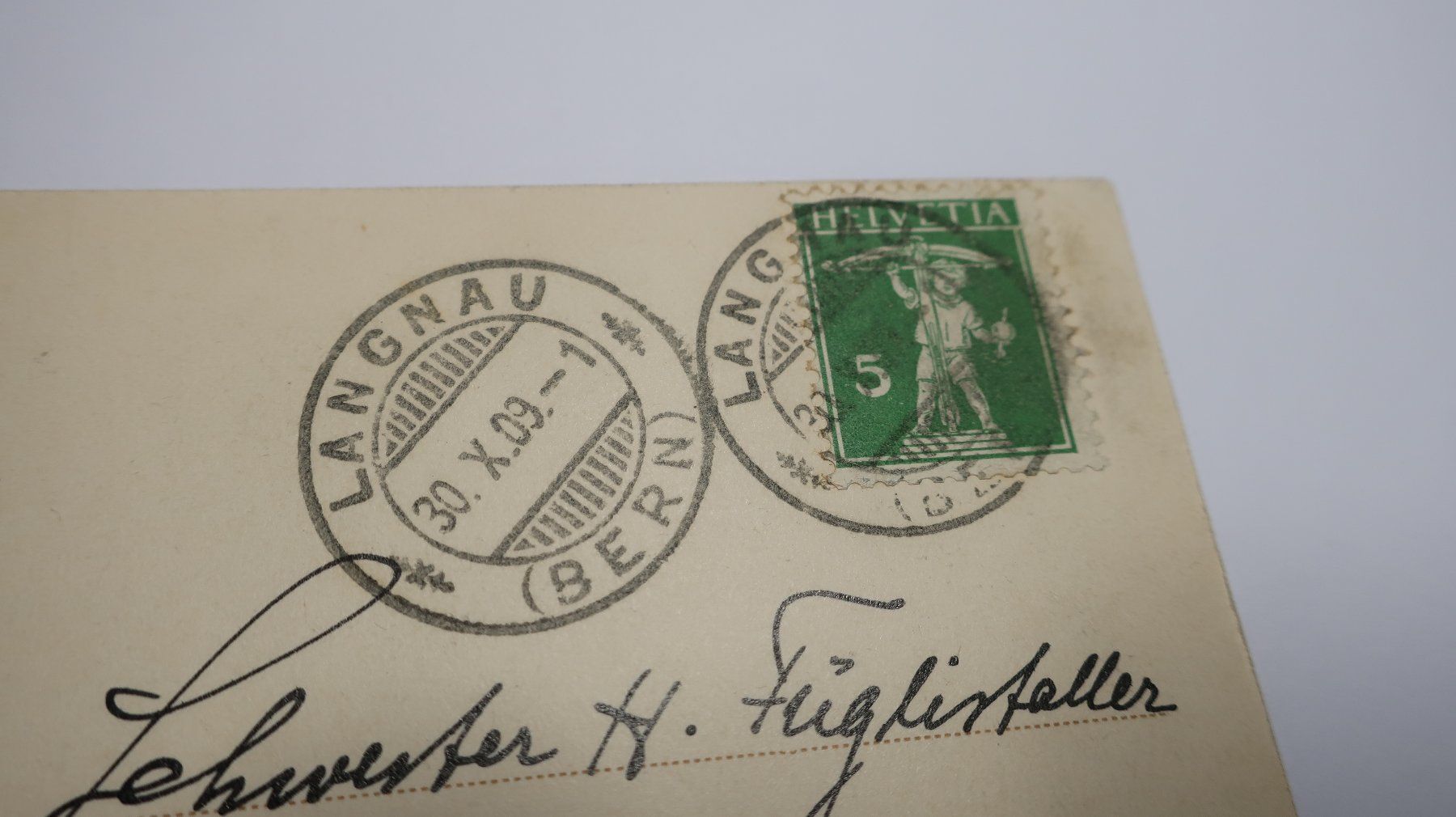 Cartes postales: Langnau  1909 – D'occasion à Cormoret par Pascalll2001 8