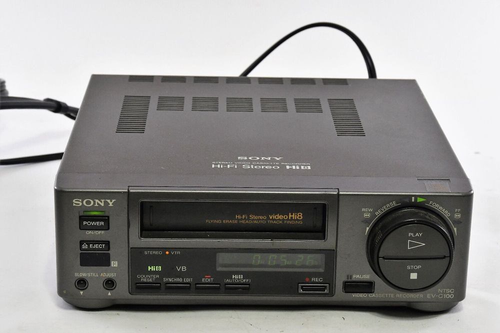  Sony Video Hi8 EV-C100 NTSC Video Cassette Recorder  Magnetoscope : Electronics