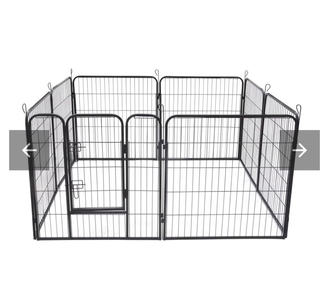 Gabbie, trasporto & Sicurezza: 2 kompl.(Welpen)Gitter-Set, 120 cm Höhe – Usato da Mellingen venduto da chcgb