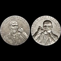 Obama und King Set aus 2 Silbermünzen 2x 25 g CIT Cookinseln