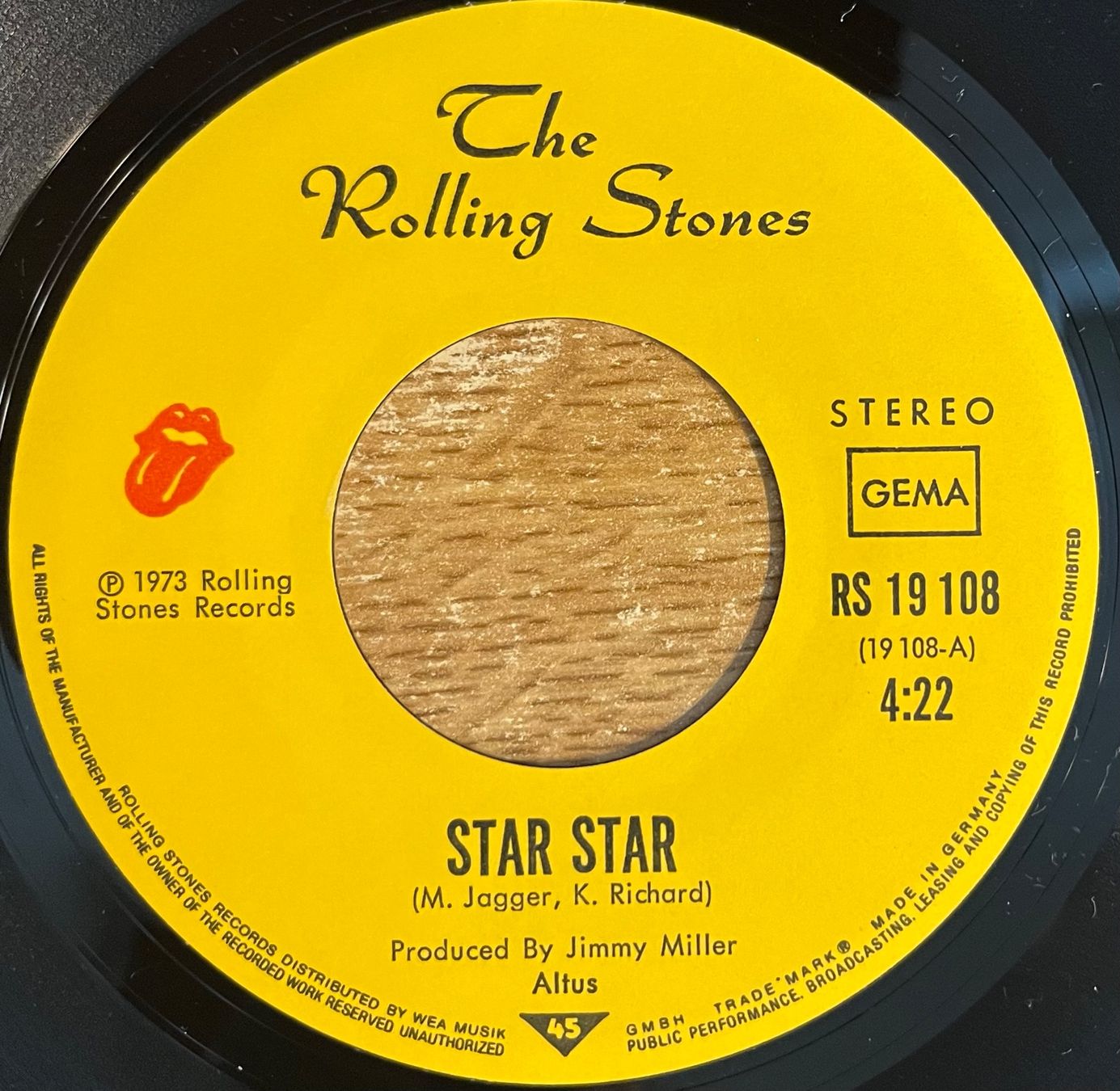 Schallplatten: THE ROLLING STONES - STAR STAR – Gebraucht aus Bussigny von vinyl-pas-cher 2