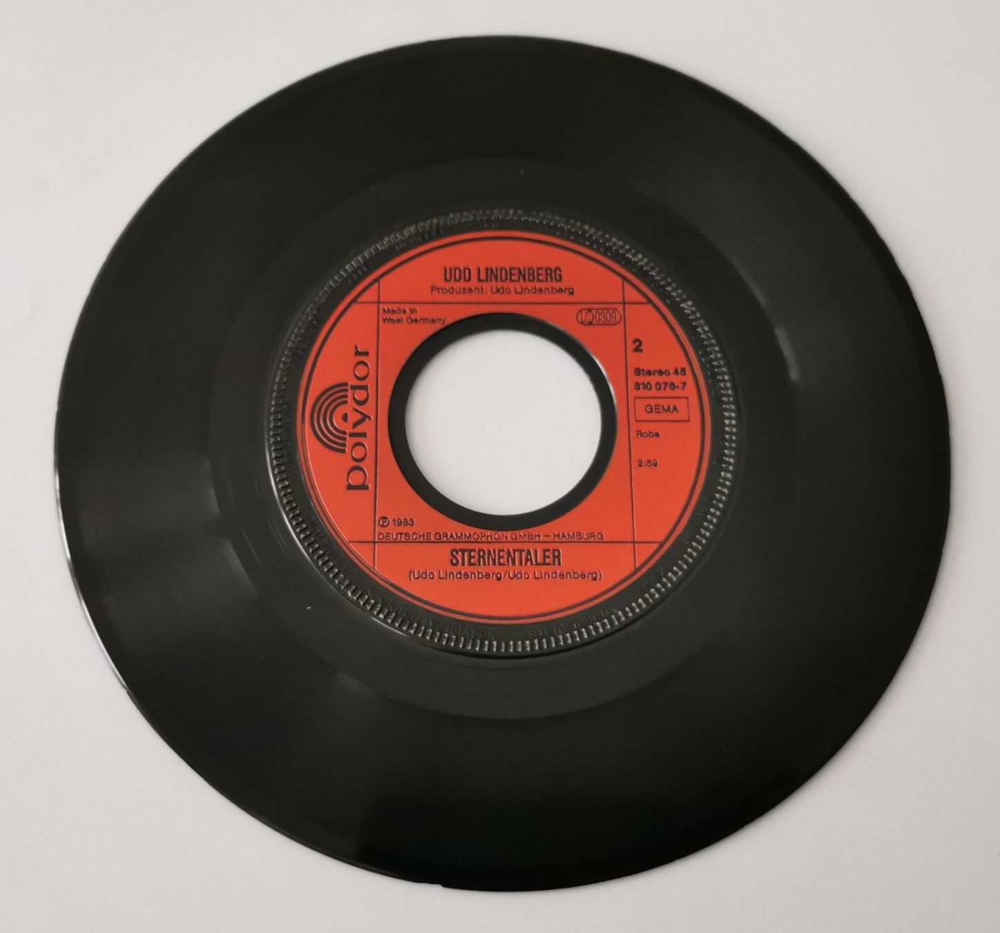 Dischi in vinile: UDO LINDENBERG: Sonderzug nach Pankow 7" Single – Usato da Münchwilen TG venduto da Swb 3