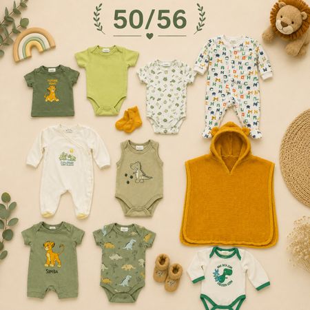Babykleidung Set 50/56 gelb Neuwertig