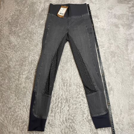 Rider's Choice Reitleggings Vollbesatz Grau Gr. XS Neu