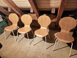 4 stapelbare Lenon Stühle (La Redoute)