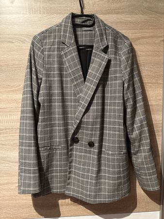 Schicker Damen Blazer, Gr. 38, kariert, schwarz/weiss