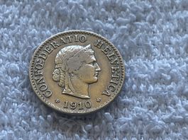 5 centimes/rappen 1910