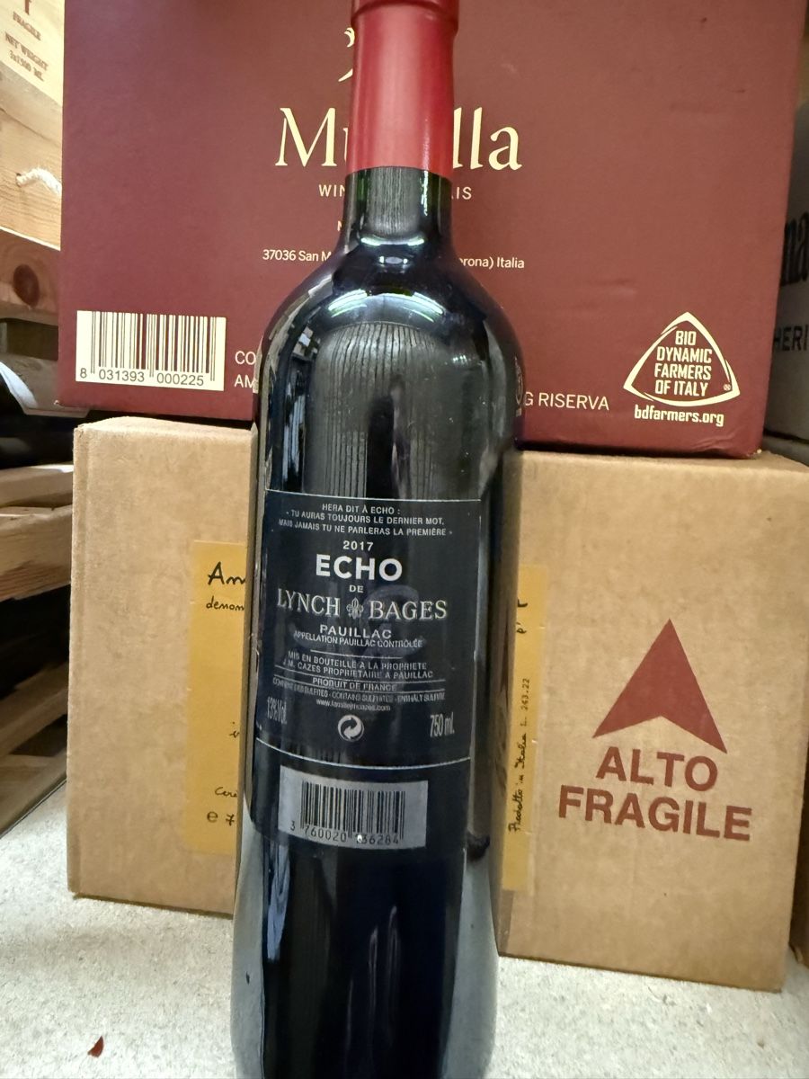 Lynch Bages Vino: Lynch Bages Écho 2017 – Nuovo e nell'imballaggio originale da Troinex venduto da Airain 1