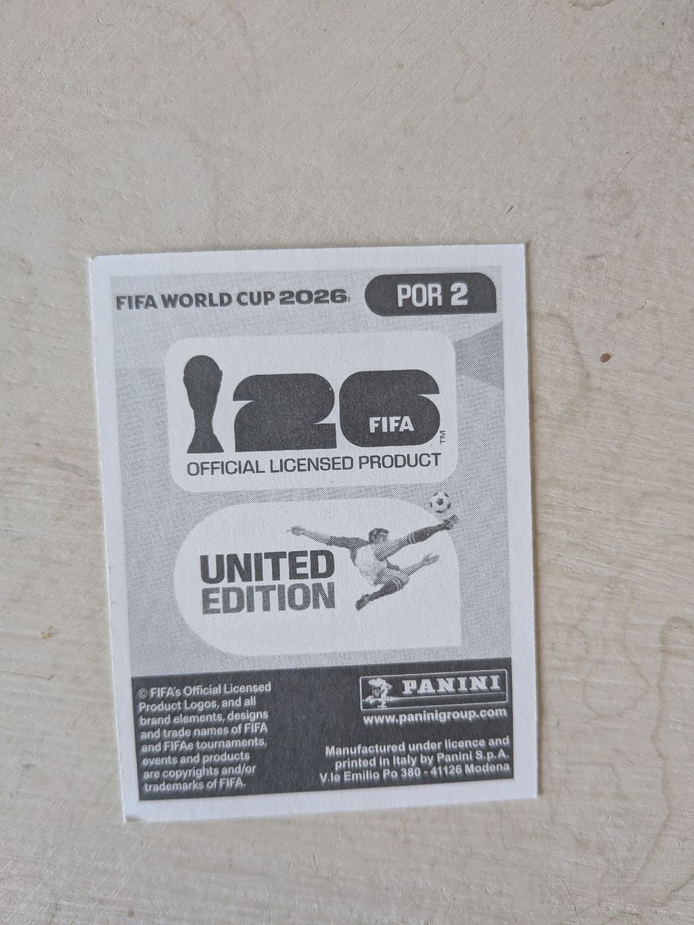Panini Cartes à collectionner: Panini Bild POR 2 WM 2026 – Neuf (Voir description) à Eschenbach SG par SanFranciscoCalifornia 1