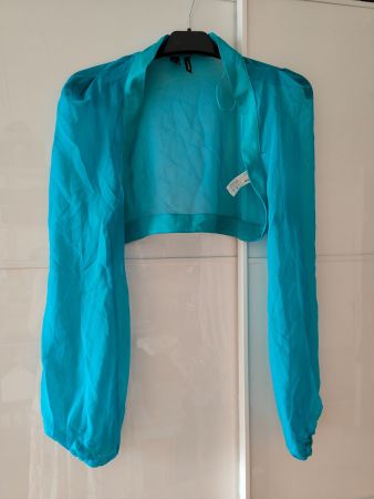 transparentes Bolero mit weiten Ärmeln (Mango Suit) L