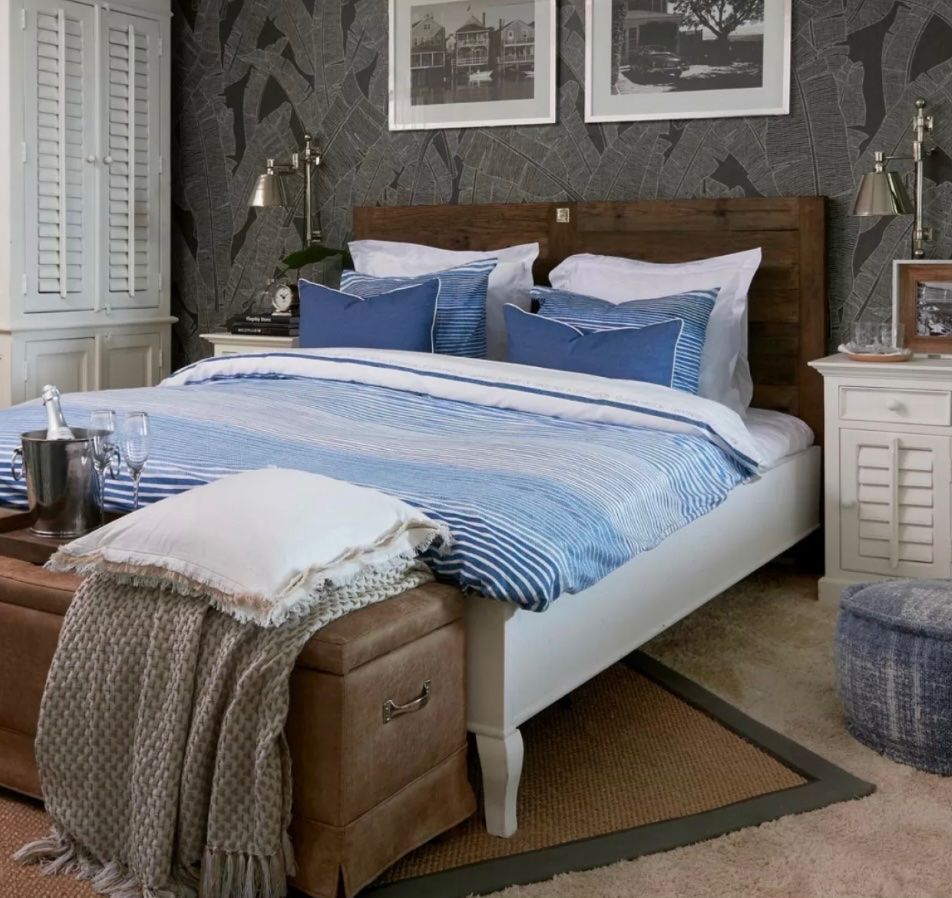 Riviera Maison Letti: RIVIERA MAISON** Driftwood Double Bed - – Nuovo e nell'imballaggio originale da Ruswil venduto da Miami-2026 3