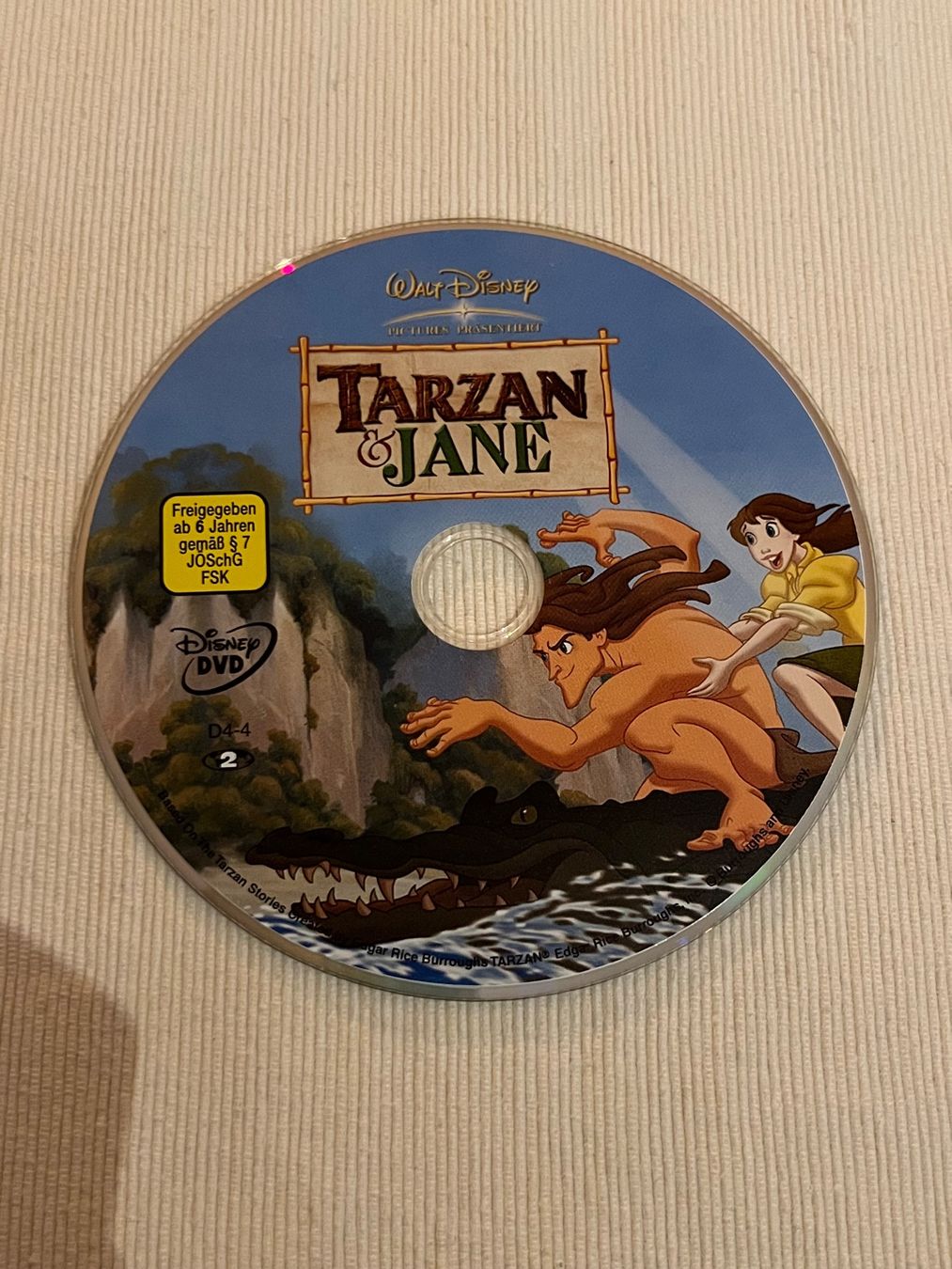 Alle DVDs: Disney DVD Tarzan & Jane - Ohne Hülle – Gebraucht aus Rafz von SaintCruz