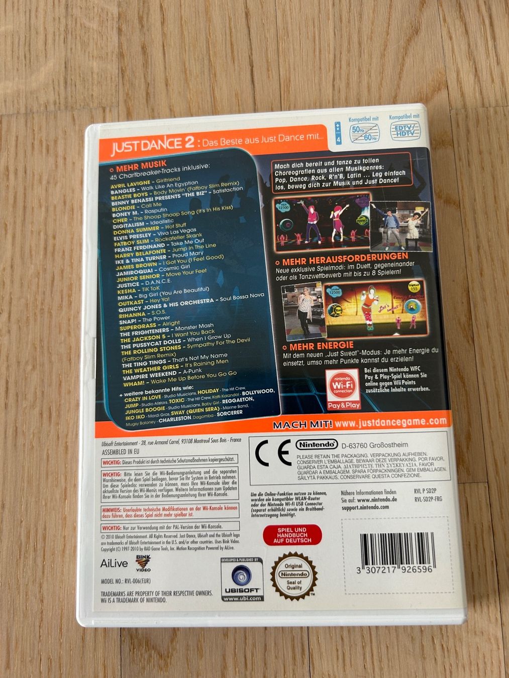 Nintendo Spiele: Just Dance 2 / Nintendo Wii – Gebraucht aus Bülach von  1