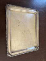 Elegantes Vintage Serviertablett, Metall, Deko, Top Zustand!