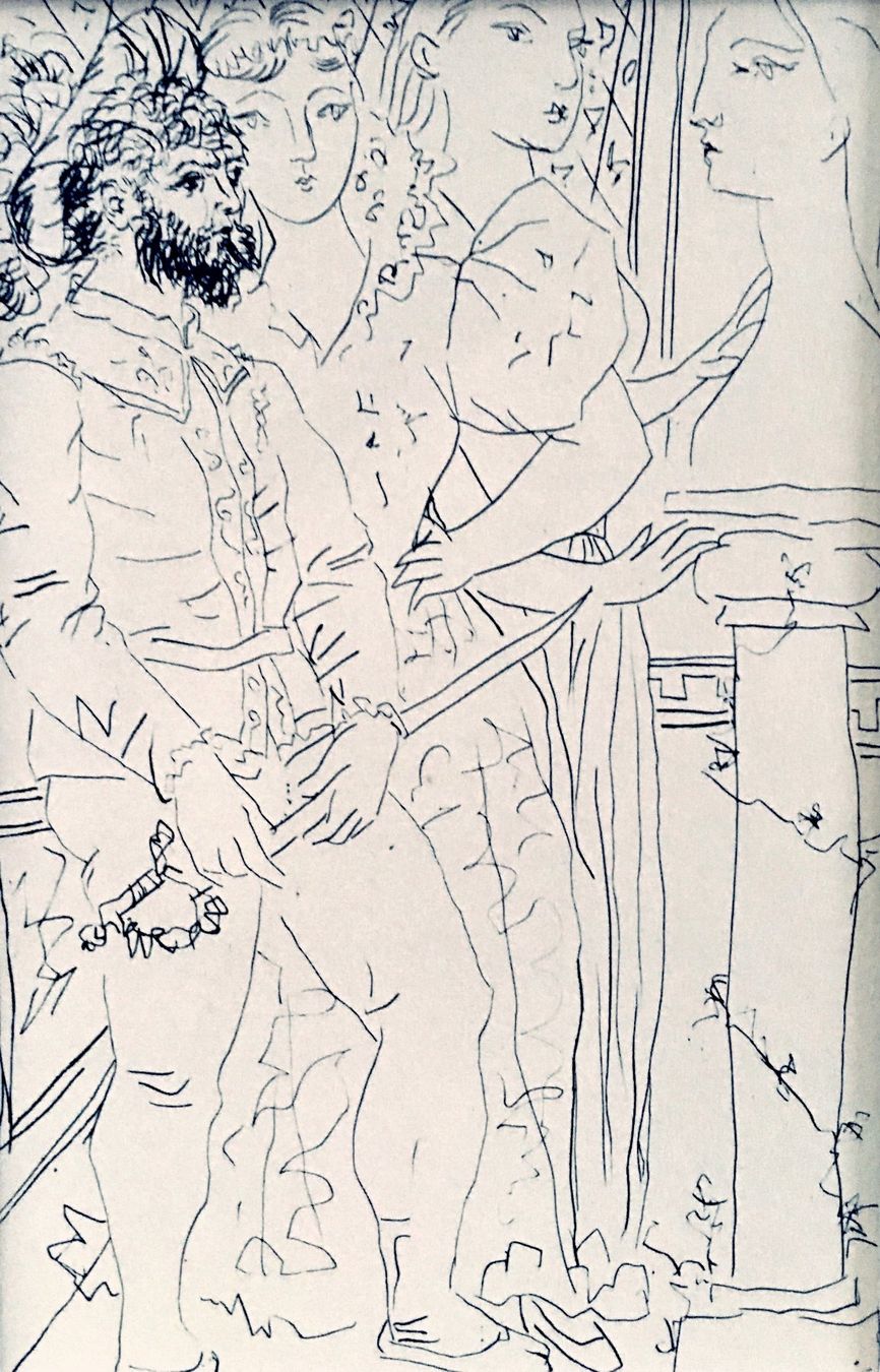 Grafica & Litografie: Pablo Picasso "Suite Vollard" Lithographie Blatt 77 – Usato da Nennigkofen venduto da babag