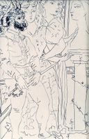 Pablo Picasso "Suite Vollard" Lithographie Blatt 77
