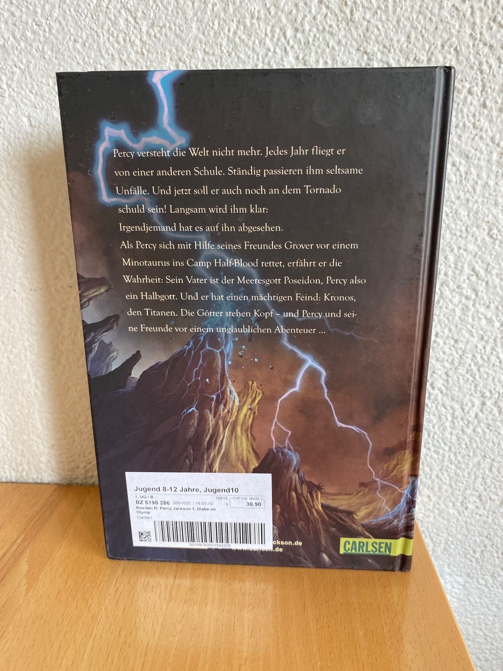 Bücher: Percy Jackson/Diebe im Olymp - Rick Riordan – Gebraucht aus Schwarzenburg von Michellu 1