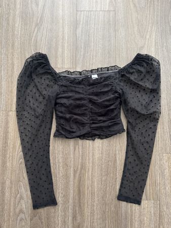 BLACK BLOUSE TOP✨