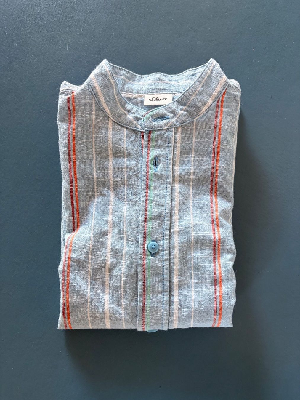 S.Oliver Camicie, T-shirt & Polo: Kinderhemd, S.Oliver, Gr. 128/134, neu 100% Baumwolle – Nuovo (secondo la descrizione) da Zürich venduto da fra_t8bq 2